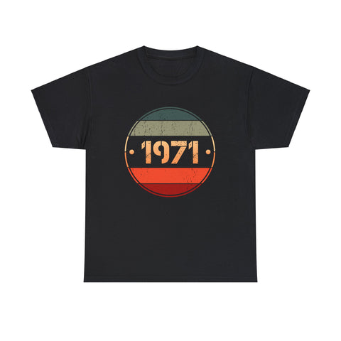 Vintage 1971 Limited Edition 1971 Birthday Shirts for Men Men Shirts Big and Tall Plus Size