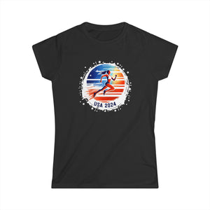 USA 2024 Go United States America 2024 USA Track and Field Women Tops