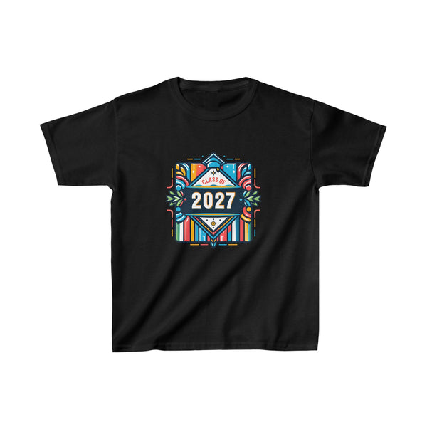 Class of 2027 College University High School Future Graduate Boys T Shirts