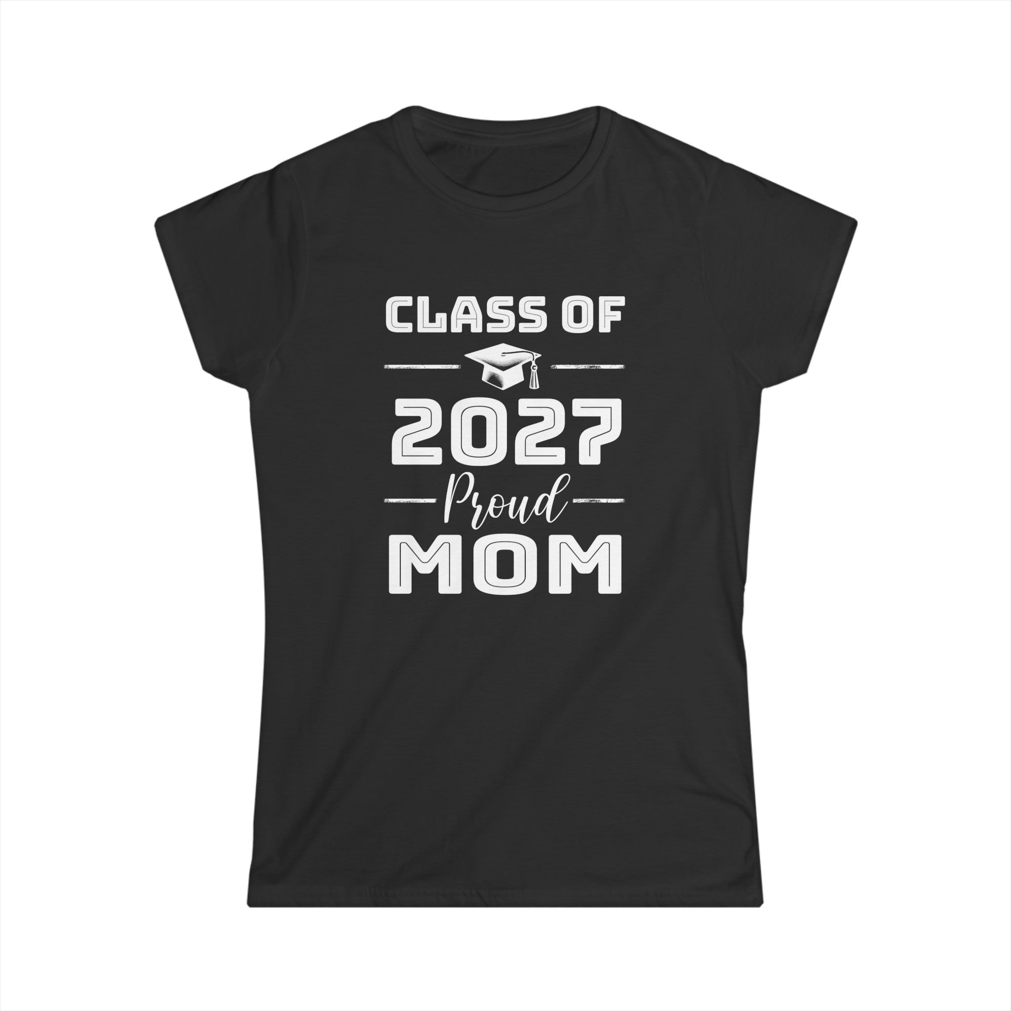 Class of 2027 Senior 2027 Graduation Vintage School Mom 2027 Womens Shirt