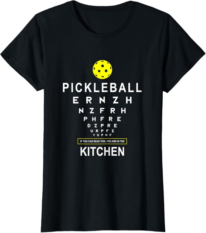 Funny Pickleball Shirt If You Can Read This Kitchen Joke T-Shirt for Women