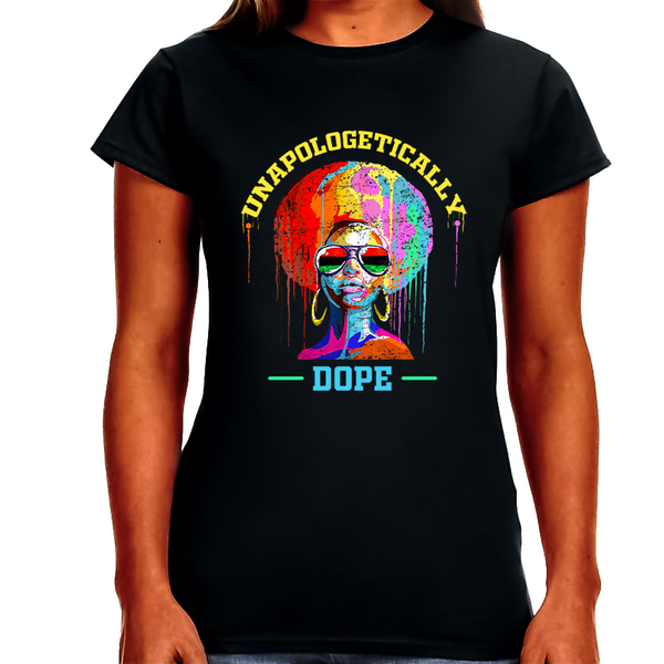 Juneteenth Black History T-shirt for Women Freedom Day Womens Black Pride Tee