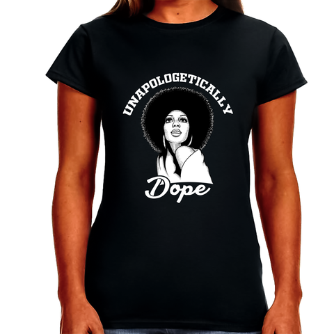 Black History T-shirt for Women Freedom Day Womens Black Pride Tee