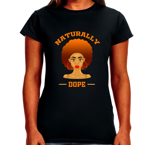 Black History T-shirt for Women Freedom Day Womens Black Pride Tee