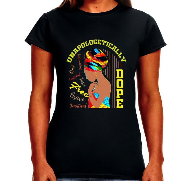 Juneteenth T-shirt for Women Freedom Day Womens Black Pride Melanin Tee