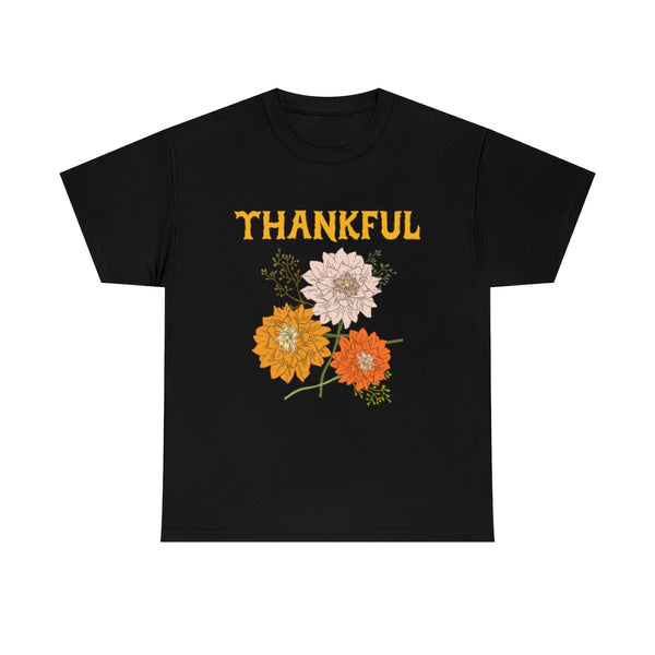 Plus Size Thanksgiving Shirts for Women Plus Size Thankful Shirts for Women Fall Flower Tshirts for Women