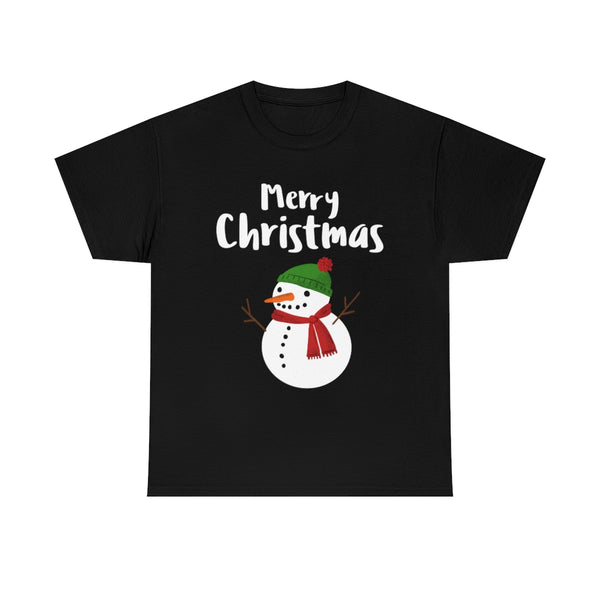 Snowman Mens Christmas Pajamas Christmas T-shirt Funny Big and Tall Christmas Shirts for Men Plus Size