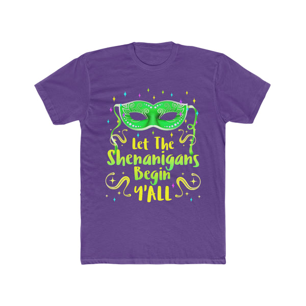 Mens Mardi Gras Shirt Let The Shenanigans Begin Shirt Mardi Gras Shirt New Orleans Mardi Gras Outfit for Men