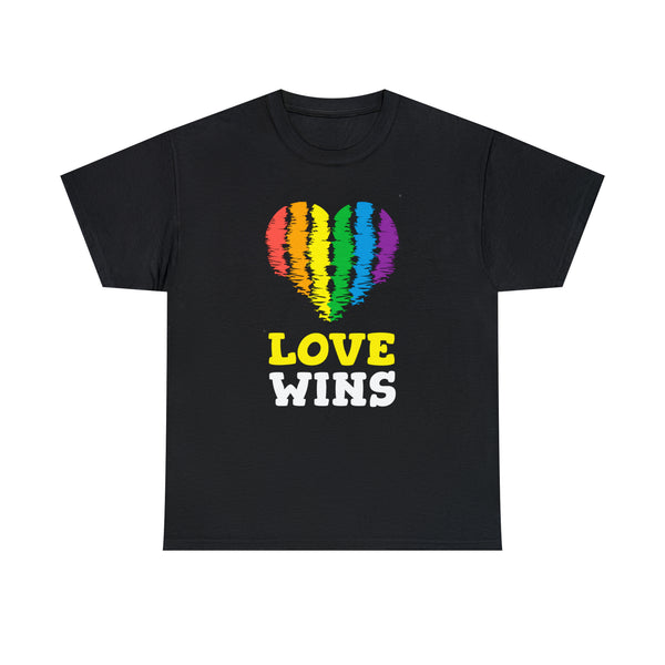 Love Wins LGBT Gay Pride Month Transgender Rainbow Lesbian Womens Plus Size Tops