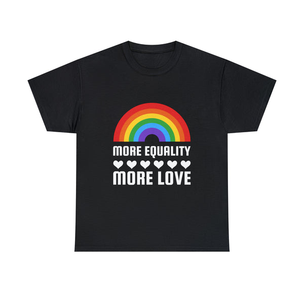 LGBT More Equality More Love Shirt LGBTQ Gay Lesbian LGBT Womens Plus Size Tops