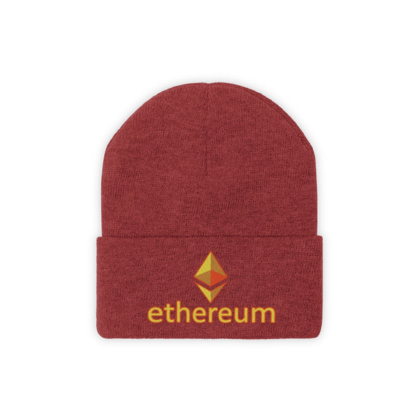 Ethereum Beanie Hats for Men Women Ethereum Hat Ethereum Logo Crypto Winter Hats Ethereum Christmas Gift