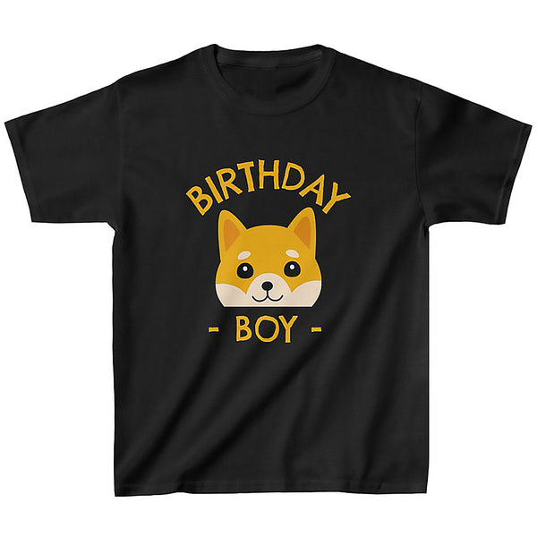 Birthday Boy Shirt Happy Birthday Shirt Orange Dog Birthday Shirts Birthday Boy Clothes