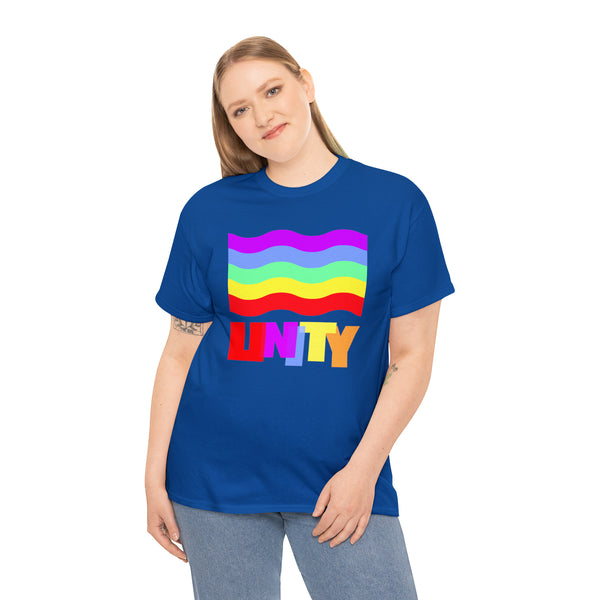 Unity LGBT Love Live Be Happy Love Print LGBT Equality Plus Size Tops for Women