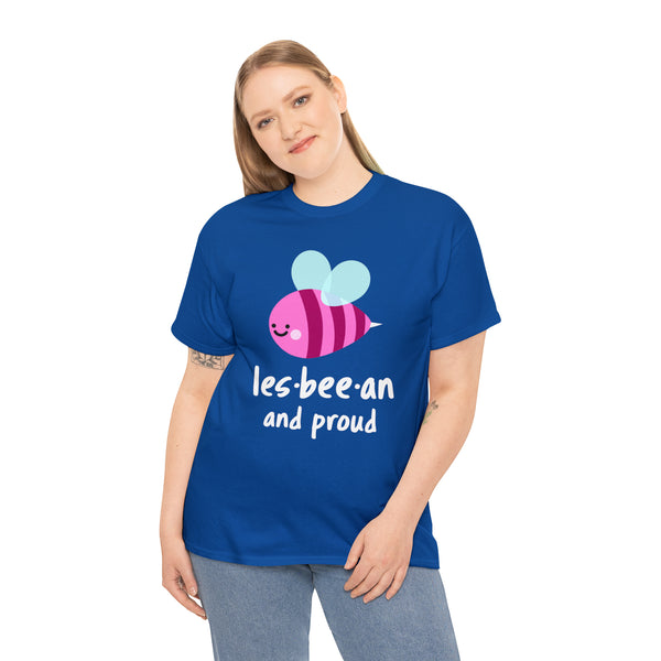 Lesbeean and Proud Bee Lesbian Shirt Womens LGBT Gay Lesbian Plus Size Clothing for Women