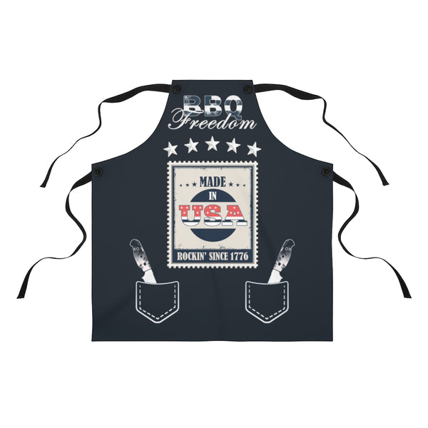 4th of July BBQ Aprons for Men & Women American BBQ Apron Grilling Gifts for Men USA Patriotic Chef Apron