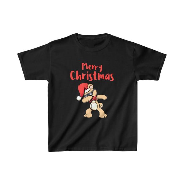 Cute Teddy Bear Funny Christmas TShirts for Boys Christmas Tshirt Kids Christmas Shirt Christmas Gifts