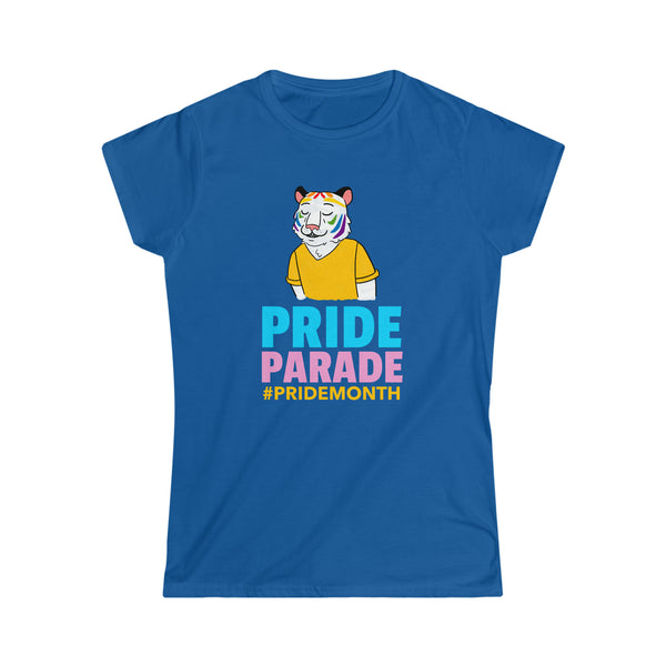 Pride Parade LGBT Pride Rainbow Flag Lesbian Gay Pride Ally Shirts for Women