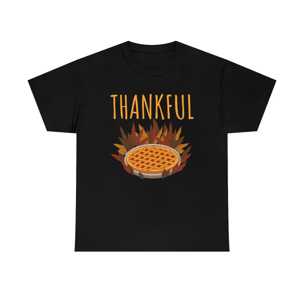 Cool Thanksgiving Pie Shirt Plus Size Thankful Shirts for Men Fall Tshirts for Men Funny Thanksgiving Shirt