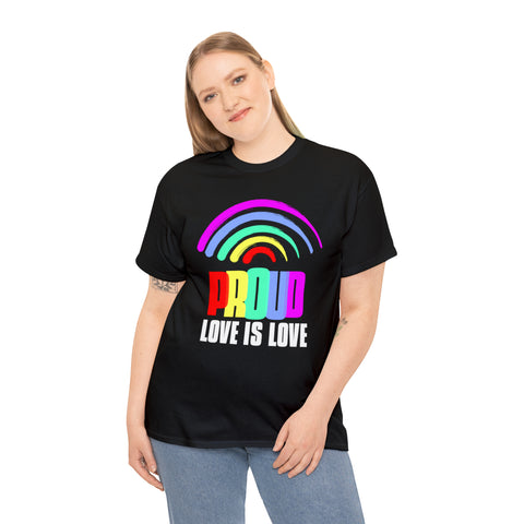 Proud LGBT Shirt Love is Love Shirt LGBTQ Gay Lesbian LGBT Plus Size Clothing for Women