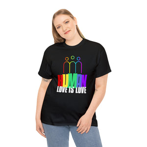 Human Shirt LGBT Pride Rainbow Flag Lesbian Gay Pride Ally Plus Size Tops for Women