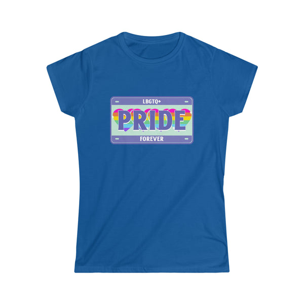 LGBTQ Forever LGBT Flag Gay Pride Month Lesbian Rainbow Women Tops