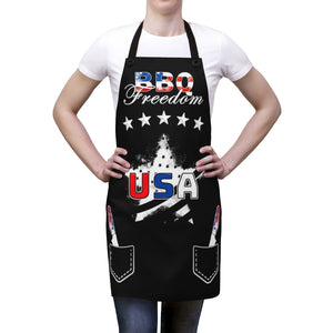 USA Chef Apron 4th of July BBQ Aprons for Women & Men American BBQ Apron Patriotic Grilling Gifts for Men