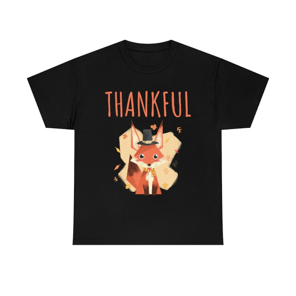 Plus Size Thanksgiving Shirts for Women Cute Fox Shirt Fall Shirts Women Plus Size Thankful Shirts for Women