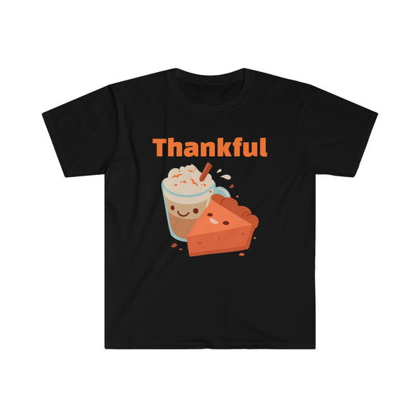 Mens Thanksgiving Shirt Fall Coffee Shirt Thankful Shirts for Men Fall Shirt Funny Thanksgiving Shirts