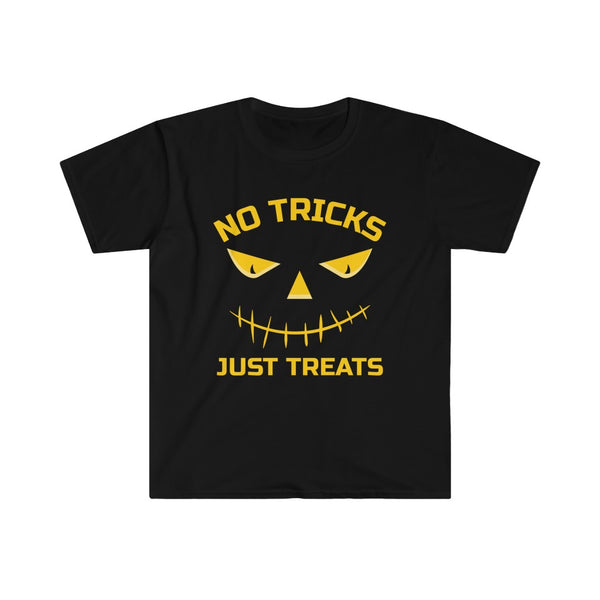 No Tricks Just Treats Halloween Shirt Men Funny Halloween Shirts for Men Funny Halloween T Shirts for Men