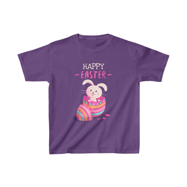 Purple Boy Easter Shirt Easter Shirts Cute Bunny Shirt Easter Shirts for Boys