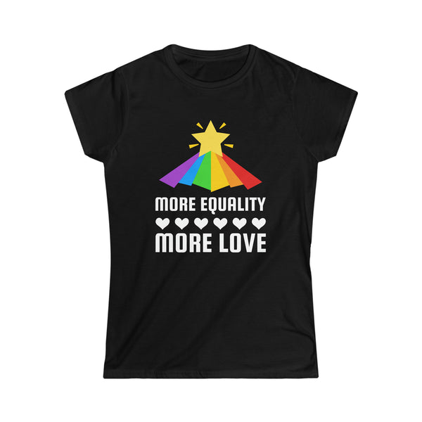 LGBT More Equality More Love Shirts LGBTQ Gay Lesbian LGBT Women Tops