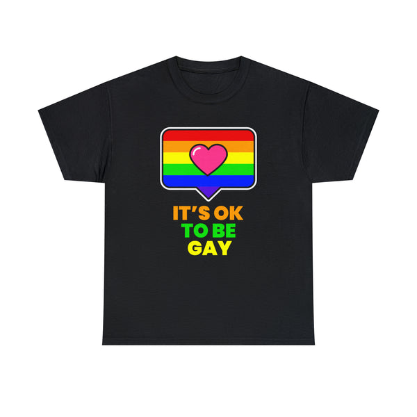 It's OK to Be Gay LGBT Lesbian Gay Bisexual Transgender Gay Plus Size Shirts for Women