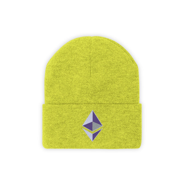 Ethereum Crypto Beanie Hats for Men Ethereum Beanie Hat Ethereum Winter Hat Ethereum Christmas Gift