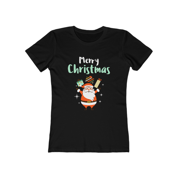Cute Santa Womens Christmas Pajamas for Women Christmas PJs Christmas Shirt Funny Christmas Shirt