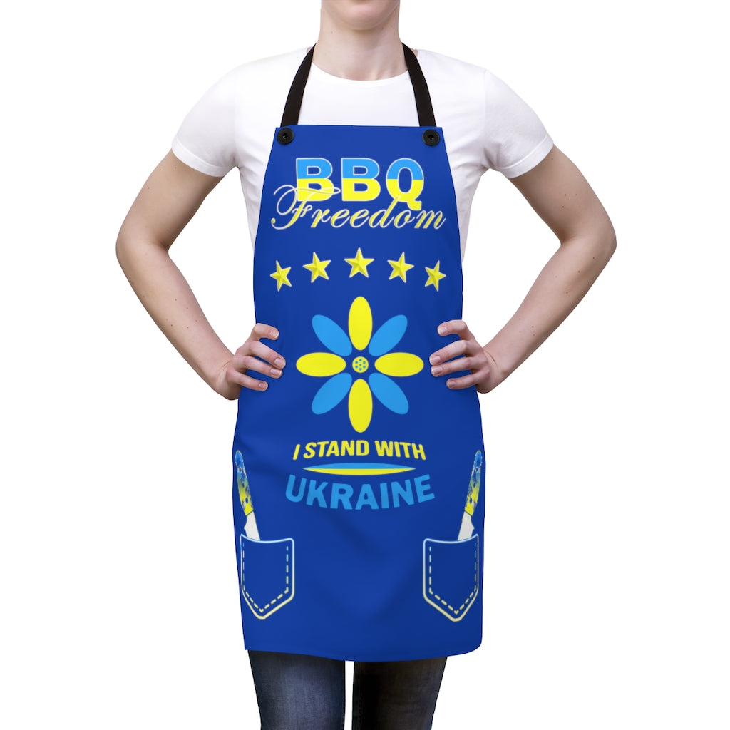 Ukraine BBQ Aprons for Women & Men Grilling Gifts for Men Ukrainian Flag Apron Ukrainian Chef Apron