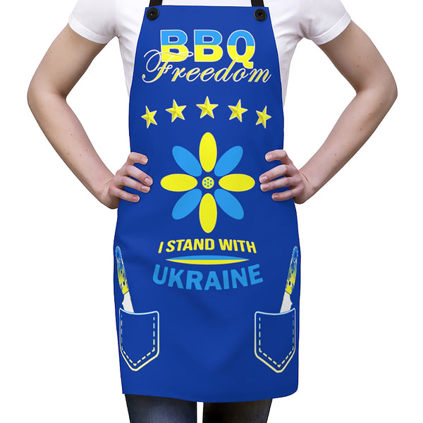 Ukraine BBQ Aprons for Women & Men Grilling Gifts for Men Ukrainian Flag Apron Ukrainian Chef Apron