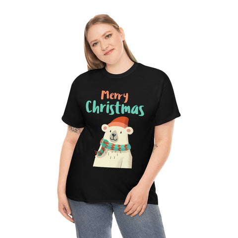 Cute Polar Bear Christmas Tshirts Christmas Pajamas for Women Plus Size Christmas T Shirts for Women