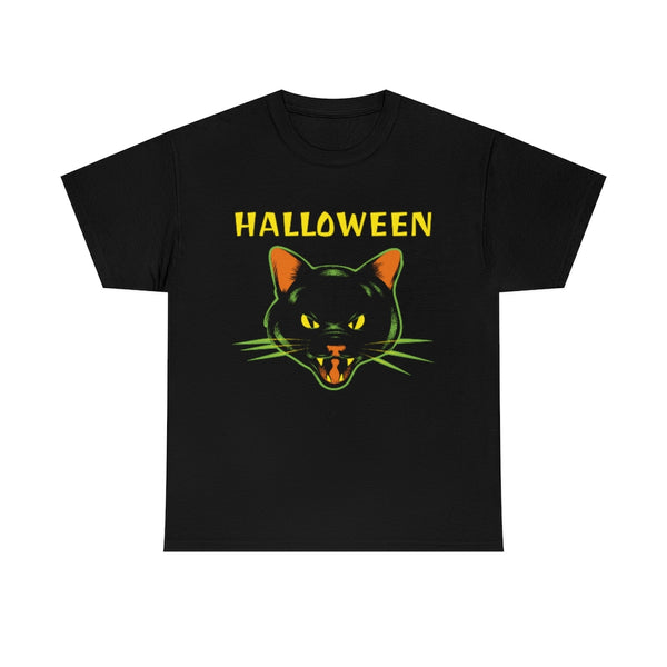 Black Cat Womens Halloween Shirts for Plus Size Women Black Cat Shirt Plus Size Halloween Costumes for Women