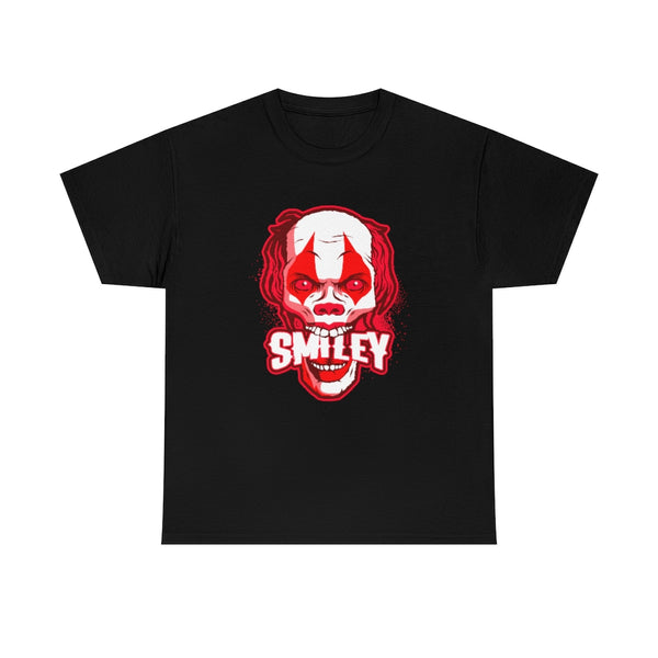 Smiley Skull Shirt Big & Tall Halloween Tshirt Plus Size Clown Shirt Plus Size Halloween Shirts for Men