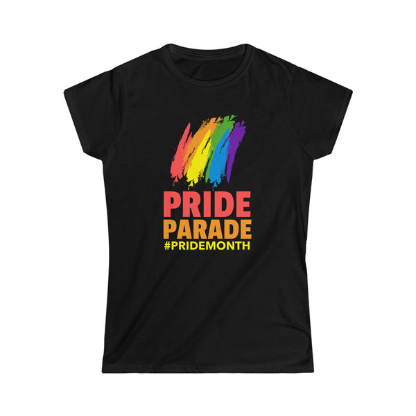 LGBT Pride Parade Lesbian Pride Day Transgender Rainbow Gay Womens Shirts