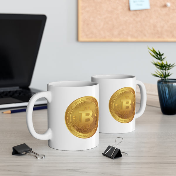Bitcoin Coffee Mug Bitcoin Logo Crypto Coffee Mugs Cryptocurrency Bitcoin Gift BTC Bitcoin Merch