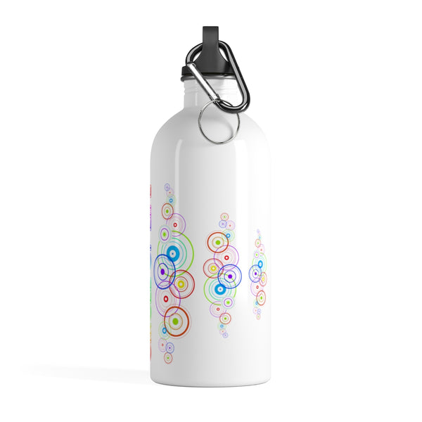 Circle of Life Stainless Steel Water Bottles Motivational Water Bottles + Carabiner & Key Chain Ring 14 oz