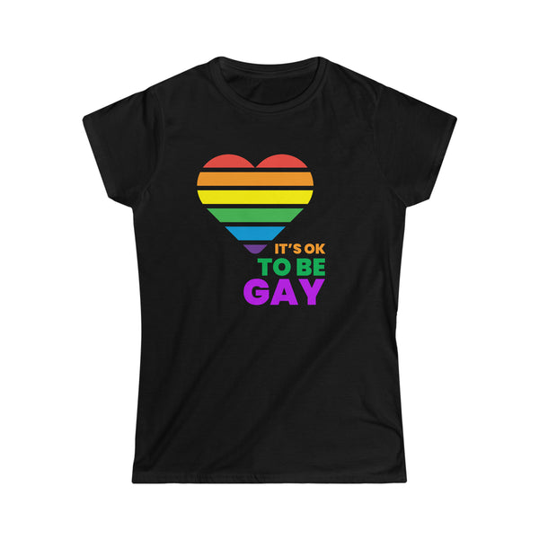 It's OK to Be Gay Gender Equality LGBT Pride Day Gay Rights Women Tops