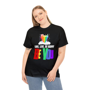 Be You LGBT Flag Lesbian Gay Pride Month Rainbow Transgender Plus Size Tops for Women