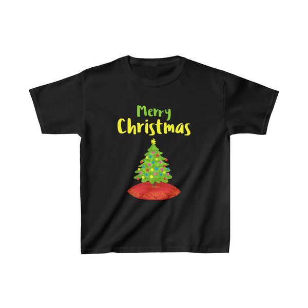 Kids Christmas Tree Funny Christmas Shirts for Girls Christmas Tshirt Christmas Gift Kids Christmas Shirt