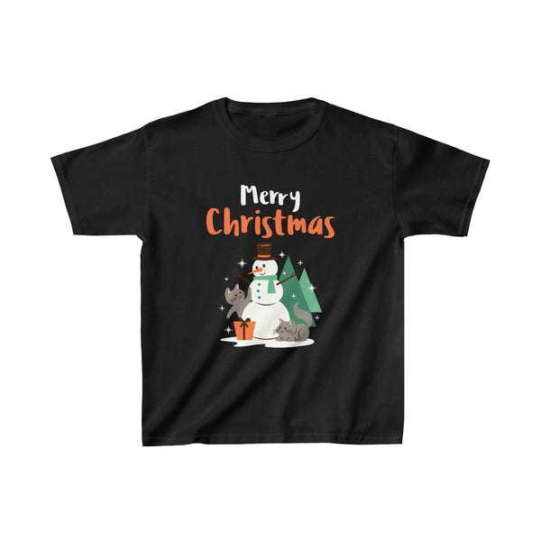 Cute Snowman Friends Funny Christmas T Shirts for Boys Christmas Gift Boys Christmas Shirt Christmas Gifts