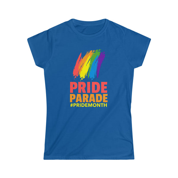 LGBT Pride Parade Lesbian Pride Day Transgender Rainbow Gay Womens Shirts