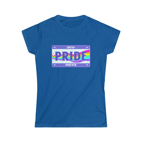 LGBTQ+ Forever LGBT Lesbian Gay Pride Month LGBT Ally Womens T Shirts