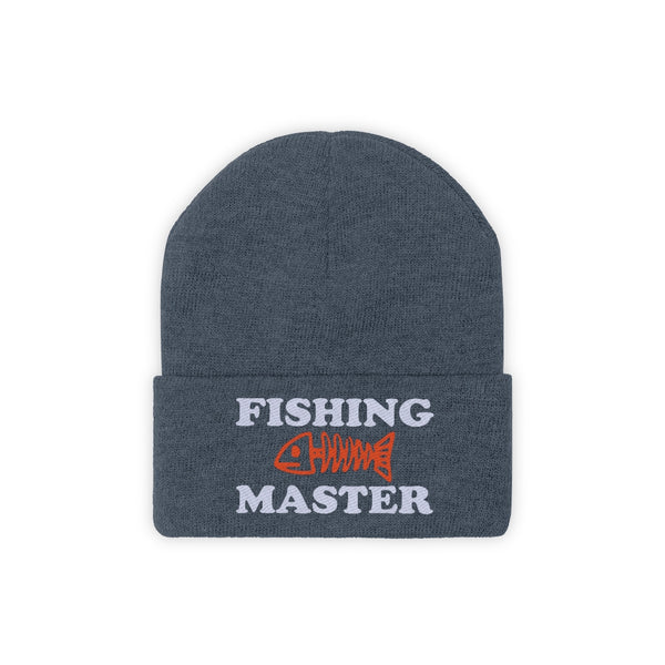 Fishing Master Fisherman Beanie Hats for Men Fishing Gifts Ice Fishing Gear Mens Christmas Gifts Fishing Hats