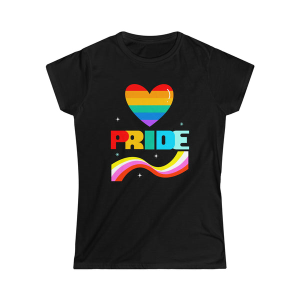 Pride Shirt LGBT Pride Rainbow Flag Gay Lesbian Pride Ally Women Tops